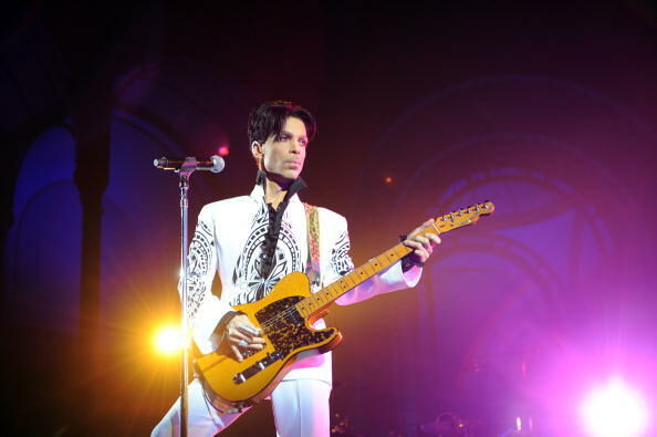 US singer Prince performs on October 11,