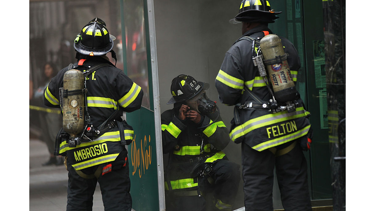 Fire In Midtown Manhattan Snarls Evening Commute