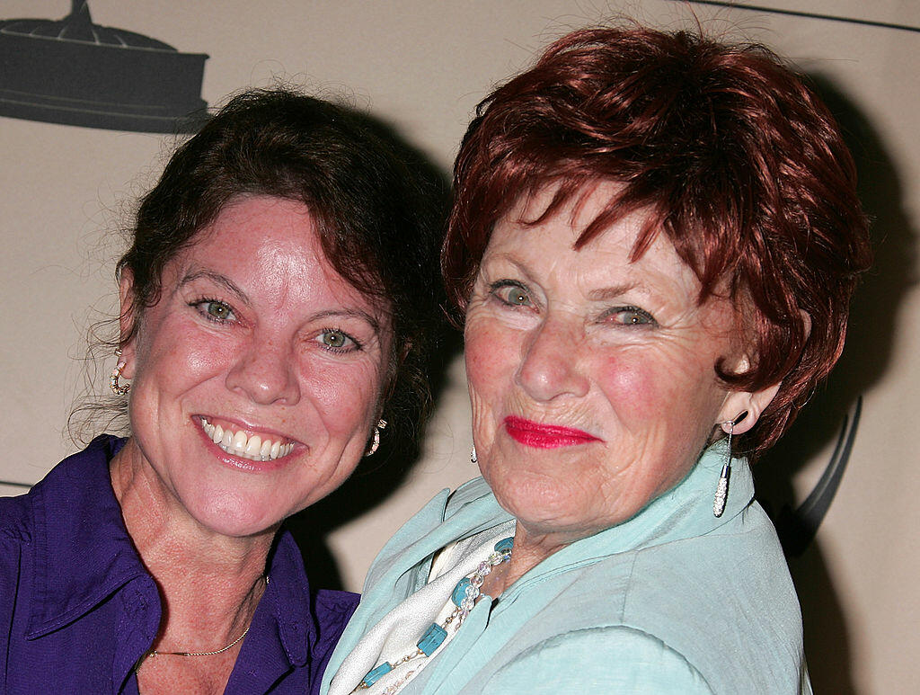 NORTH HOLLYWOOD, CA - MAY 6: Actresses Erin Moran (L) and Marion Ross attend 