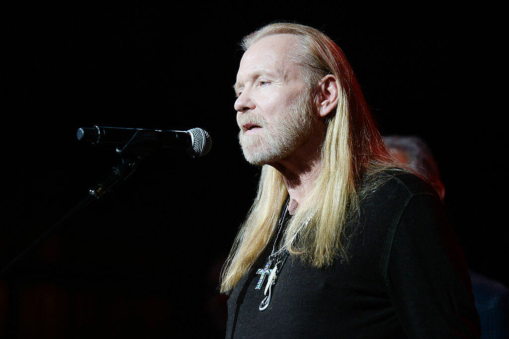 ATLANTA, GA - JANUARY 10:  Gregg Allman speaks during All My Friends: Celebrating the Songs & Voice of Gregg Allman at The Fox Theatre on January 10, 2014 in Atlanta, Georgia.  (Photo by Andrew H. Walker/Getty Images)