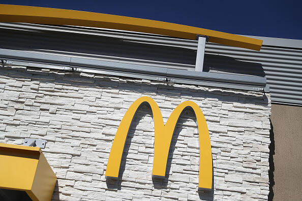 MIAMI, FL - APRIL 25:  A McDonald's sign is seen on the outside of a restaurant as the companies stock price reached record territory on April 25, 2017 in Miami, Florida.  The company continues to beat expectations and credits changes to its menu and other new initiatives it has launched.  (Photo by Joe Raedle/Getty Images)