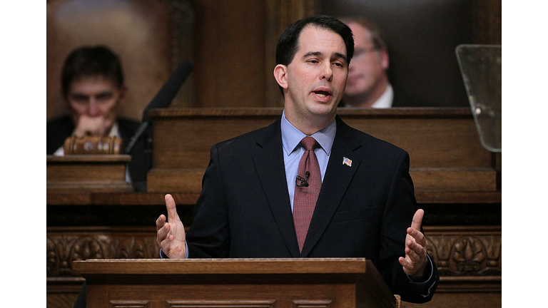 Wisconsin Governor Walker Presents Budget Proposal To State Assembly