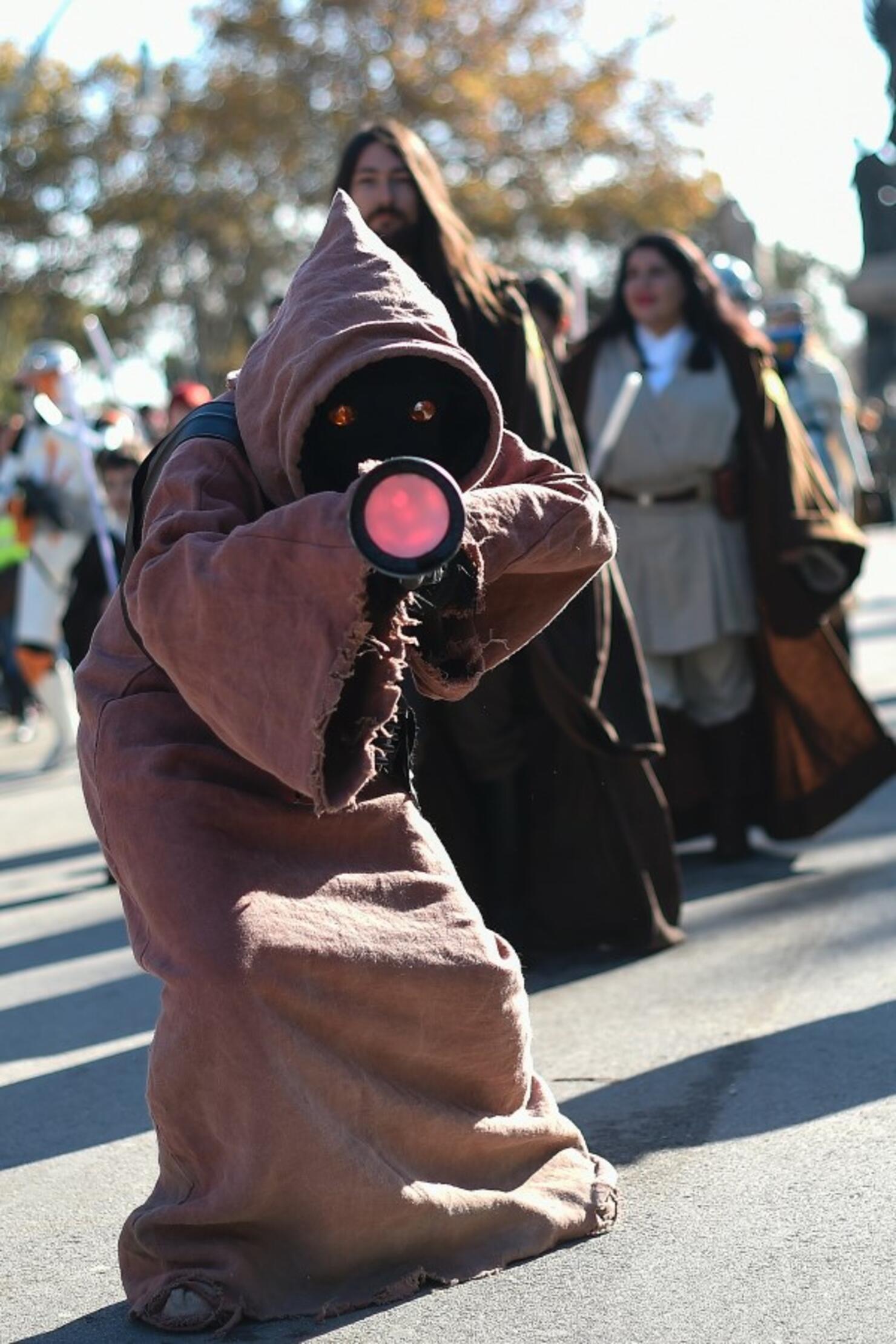 SPAIN-CINEMA-STAR WARS-FANS-PARADE