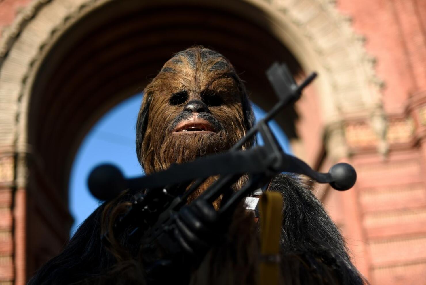 SPAIN-CINEMA-STAR WARS-FANS-PARADE