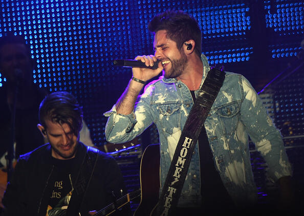 FLORENCE, AZ - APRIL 08:  Singer/Songwriter Thomas Rhett performs on Day 3 - Country Thunder Music Festival Arizona. April 8, 2017 in Florence, Arizona.  (Photo by Rick Diamond/Getty Images for Country Thunder USA)