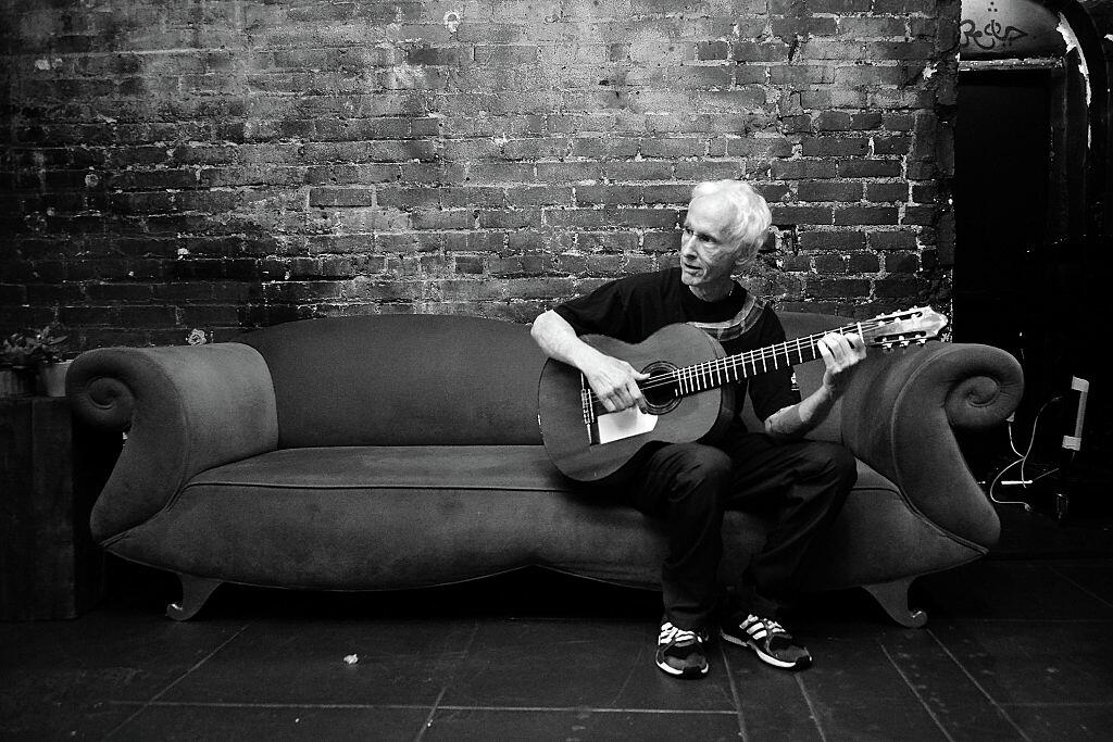 HOLLYWOOD, CA - JUNE 07:  (EDITORS NOTE: Image has been converted to black and white) Robby Krieger attends the Music Lifeboat Presents 