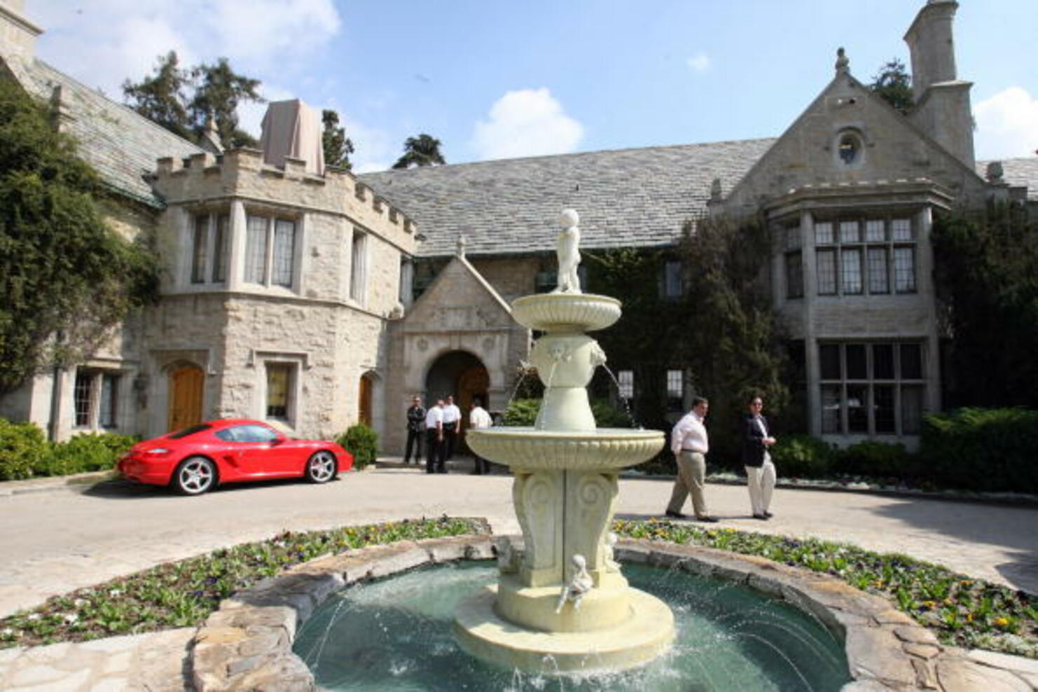 View of the Playboy Mansion, owned by US
