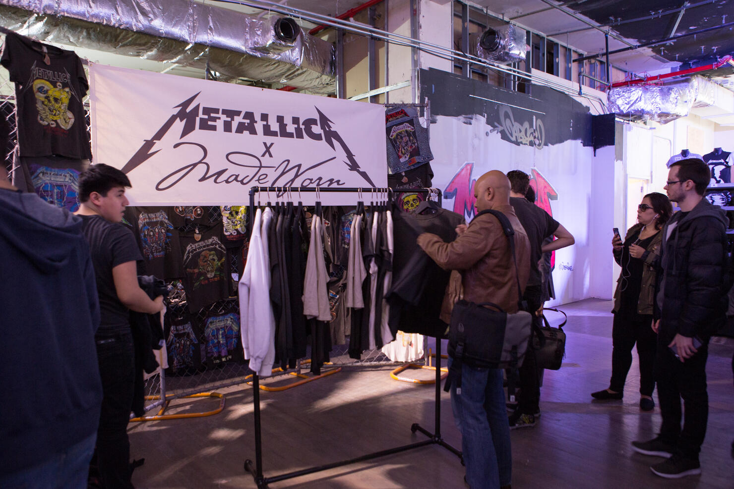 Metallica Pop Up Shop, NYC 