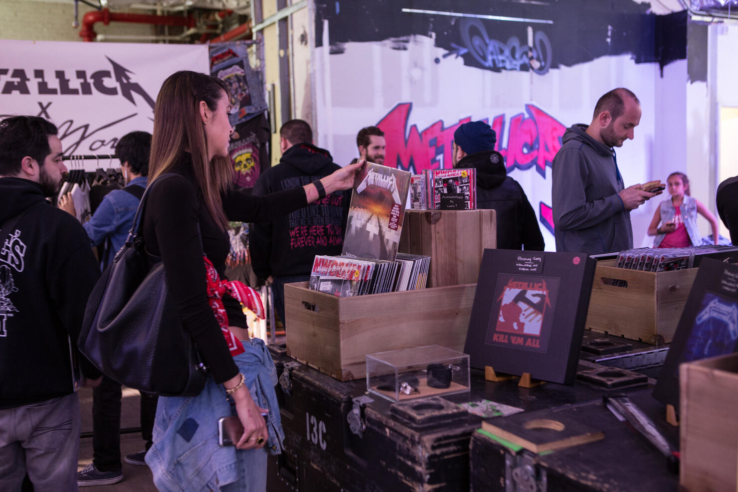 Metallica Pop Up Shop, NYC 