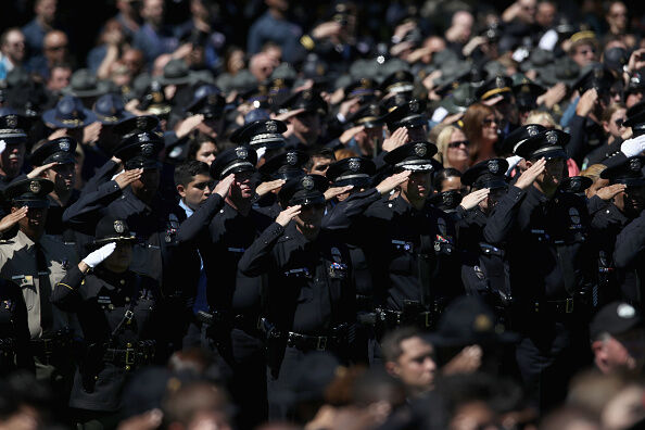 Donald Trump And Jeff Sessions Attend 36th annual National Peace Officers' Memorial Service