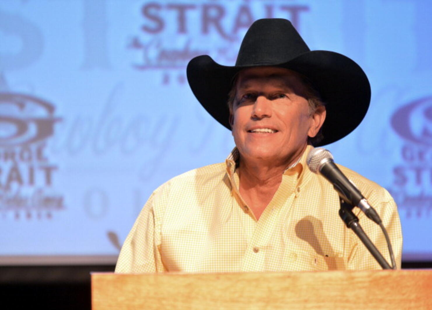 George Strait Press Conference And Reception