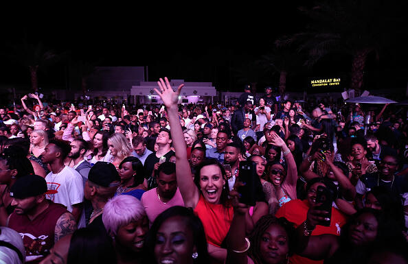 LAS VEGAS, NV - APRIL 21:  Guests attends the official Eclipse launch party hosted by rapper Rick Ross at Daylight Beach Club at the Mandalay Bay Resort and Casino on April 21, 2017 in Las Vegas, Nevada.  (Photo by David Becker/Getty Images for Daylight Beach Club  )