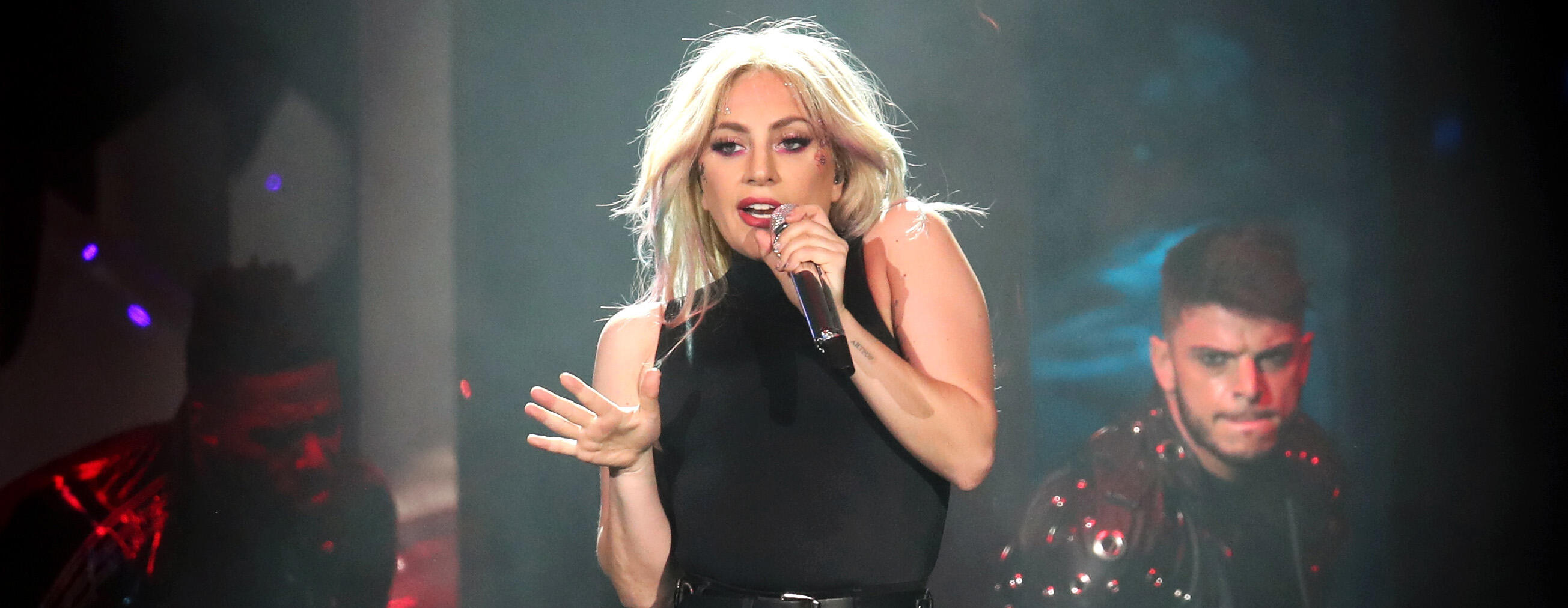 INDIO, CA - APRIL 22:  Singer Lady Gaga performs during day 2 of the 2017 Coachella Valley Music & Arts Festival (Weekend 2) at the Empire Polo Club on April 22, 2017 in Indio, California.  (Photo by Christopher Polk/Getty Images for Coachella)