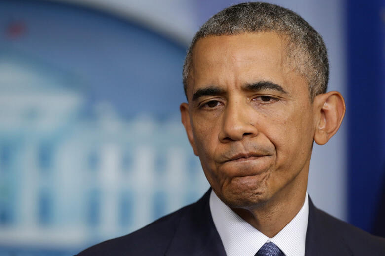 WASHINGTON, DC - AUGUST 01:  U.S. President Barack Obama delivers remarks and takes reporters' questions in the Brady Press Briefing Room at the White House August 1, 2014 in Washington, DC. Obama talked about the new jobs numbers, the failure of Congress