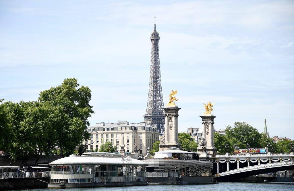 A picture taken on May 15, 2017 shows the Eiffel Tower in Paris. / AFP PHOTO / FRANCK FIFE        (Photo credit should read FRANCK FIFE/AFP/Getty Images)