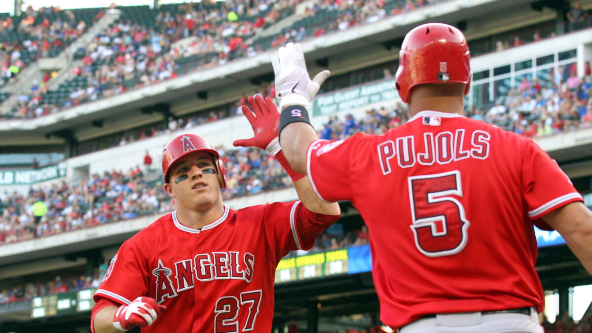 Albert Pujols discusses Mike Trout, Angels