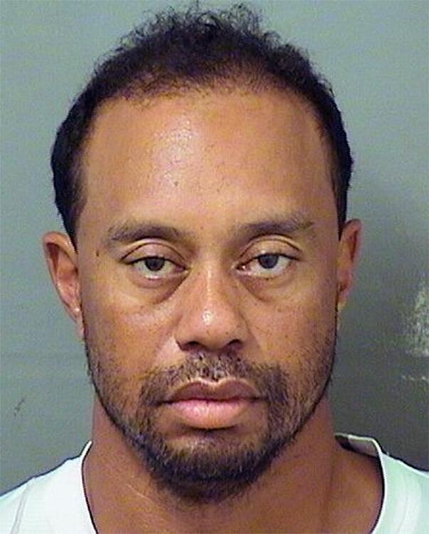 JUPITER, FL - MAY 29:  (EDITORS NOTE: Best quality available)  In this handout photo provided by The Palm Beach County Sheriff's Office, golfer Tiger Woods is seen in a police booking photo after his arrest on suspicion of driving under the influence (DUI