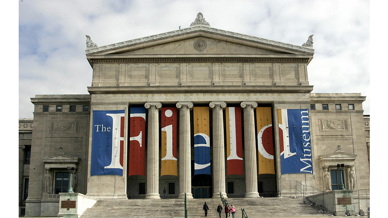 Visitors arrive at the Field Museum of N