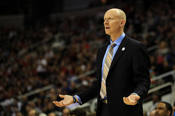 SAN JOSE, CA - MARCH 25:  Head coach Chris Mack of the Xavier Musketeers reacts in the first half against the Gonzaga Bulldogs during the 2017 NCAA Men's Basketball Tournament West Regional at SAP Center on March 25, 2017 in San Jose, California.  (Photo by Ezra Shaw/Getty Images)