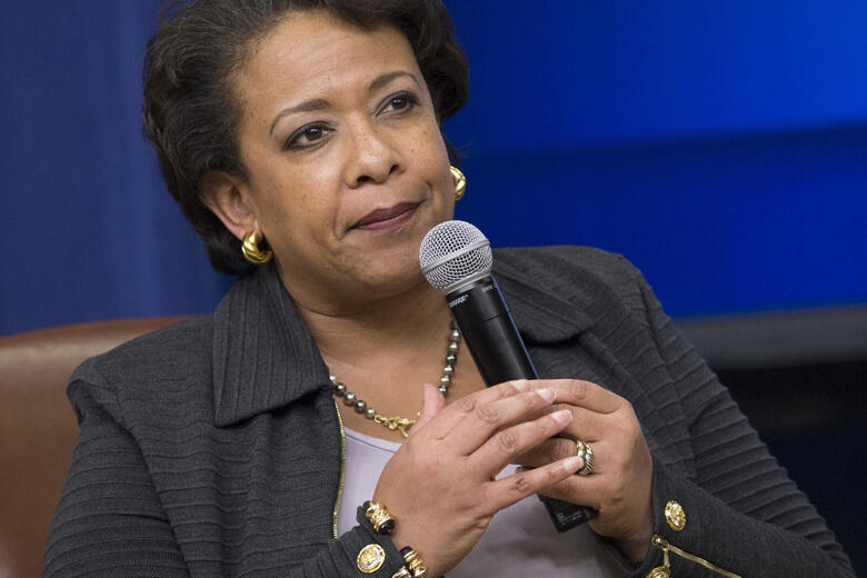 US Attorney General Loretta Lynch speaks about criminal justice reform during a White House Convening on Criminal Justice at the Eisenhower Executive Office Building in Washington, DC, November 30, 2016. / AFP / SAUL LOEB        (Photo credit should read 