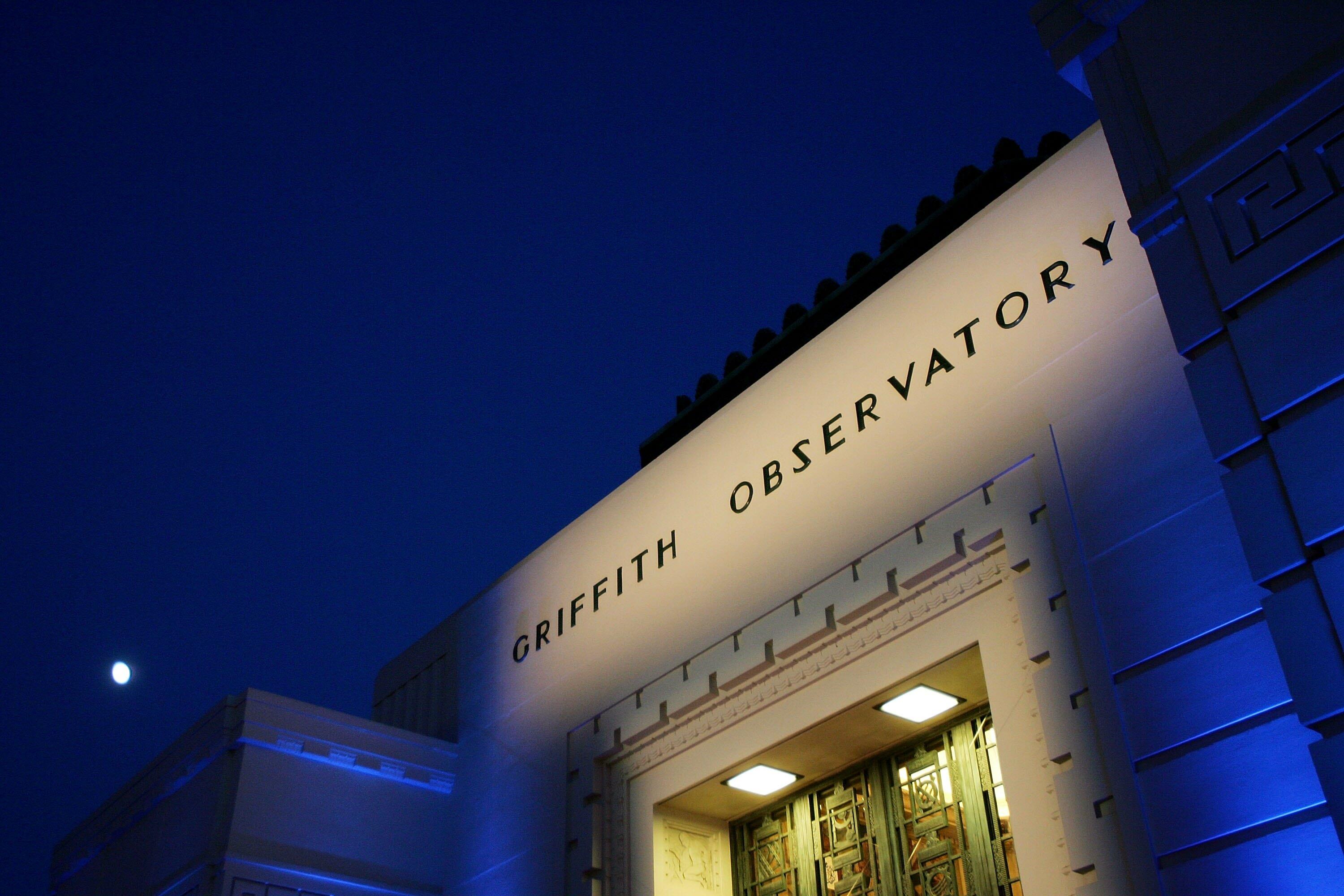 LOS ANGELES, CA - NOVEMBER 02:  The Griffith Observatory overlooks Los Angeles from atop the Hollywood Hills on the eve of the re-opening on November 2, 2006 in Los Angeles, California. The observatory will be accessible to the public after a $93 million 