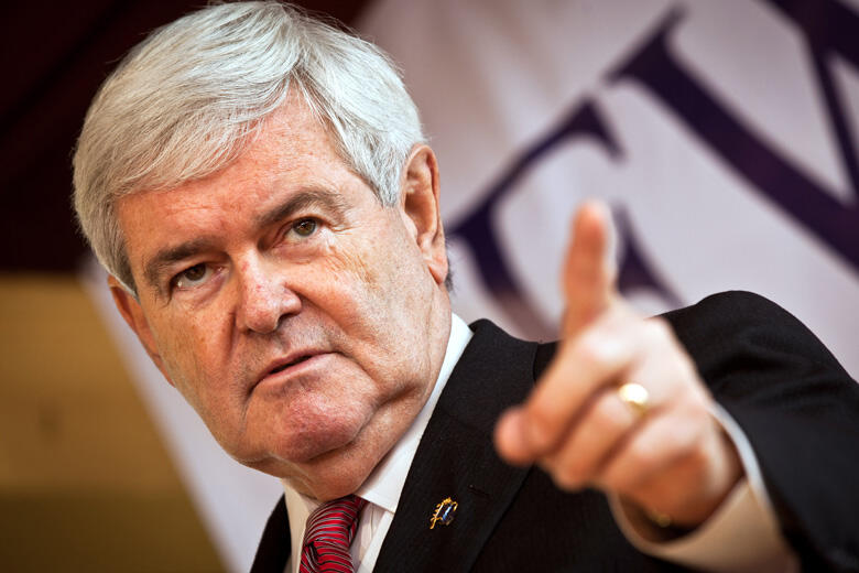 COLUMBIA, SC - DECEMBER 23:  Republican presidential candidate Newt Gingrich speaks to supporters on December 23, 2011 in Columbia, South Carolina. Gingrich has been leading in the polls in South Carolina, although South Carolina Gov. Nikki Haley recently