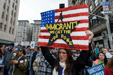 March Against Trump's Immigration Policies Takes Place In Los Angeles