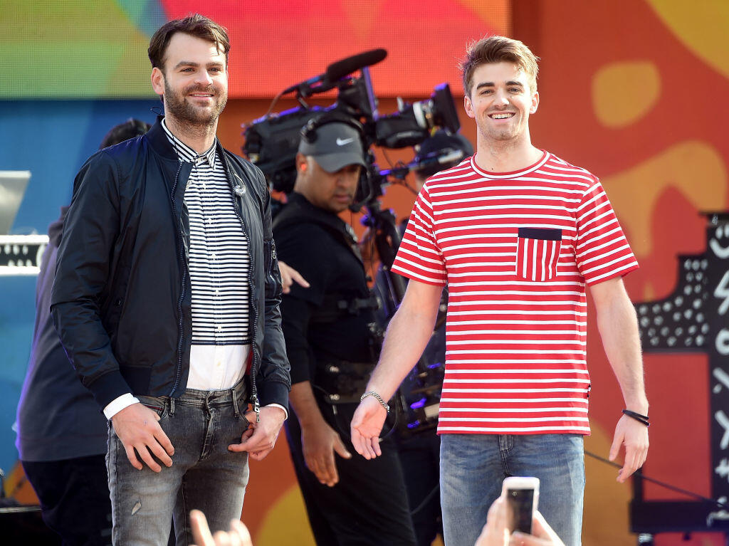 NEW YORK, NY - JUNE 09:  Alex Pall and Andrew Taggart of The Chainsmokers perform on ABC's 