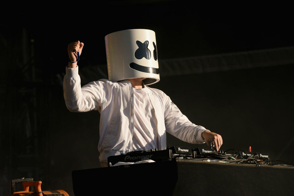 NEW YORK, NY - JUNE 03:  DJ Marshmello performs onstage during the 2017 Governors Ball Music Festival - Day 2 at Randall's Island on June 3, 2017 in New York City.  (Photo by Noam Galai/Getty Images)