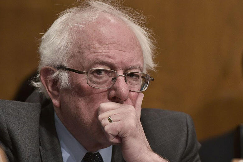 Senator Bernie Sanders, D-VT, attends the Health, Education, Labor, and Pensions Committee on the nomination of Rep Tom Price to be the next health and human services secretary in the Dirksen Senate Office Buillding on Capitol Hill in Washington, DC on Ja