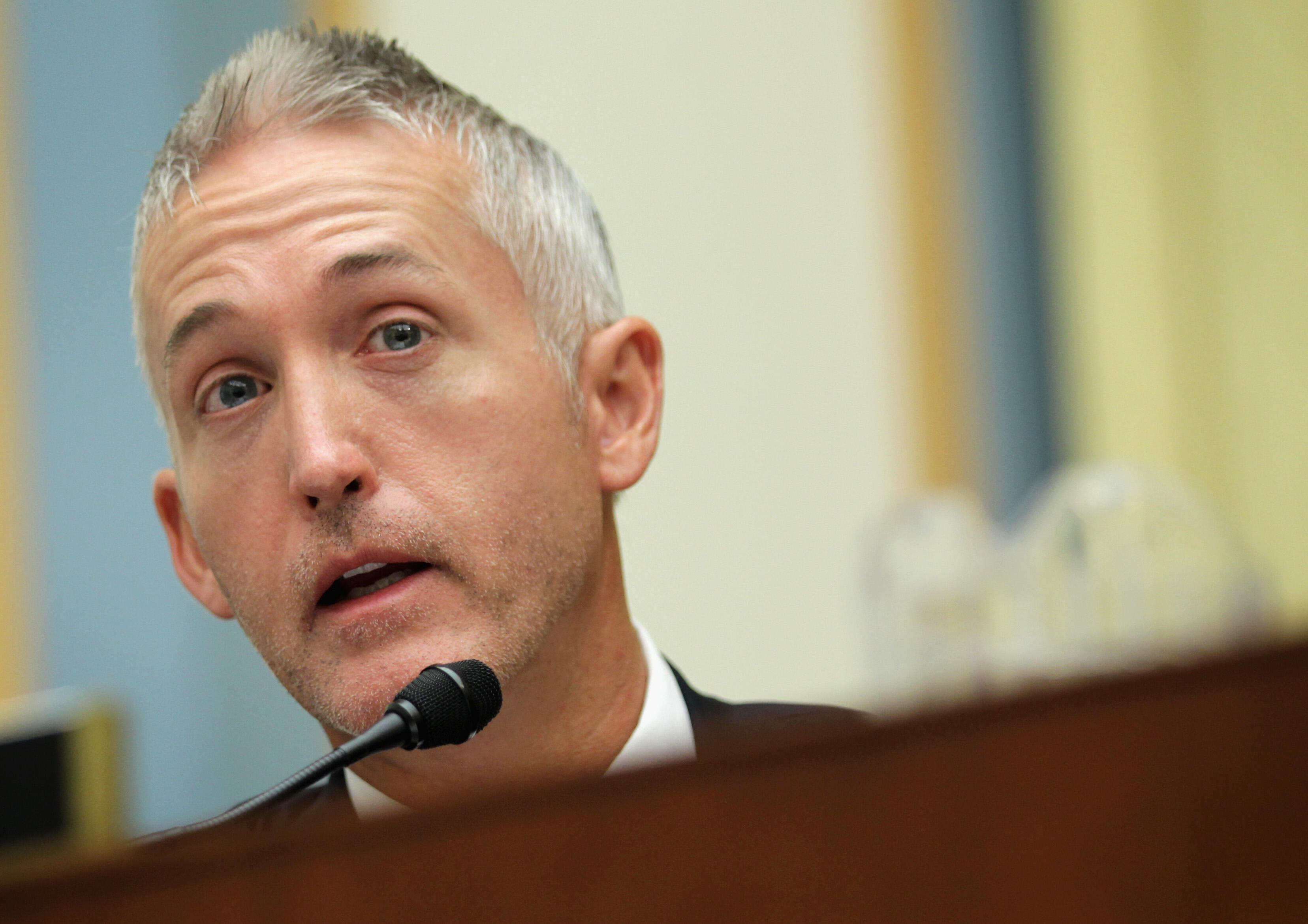 WASHINGTON, DC - JUNE 11:  U.S. Rep. Trey Gowdy (R-SC) speaks during a hearing before the House Judiciary Committee June 11, 2014 on Capitol Hill in Washington, DC. The committee held a hearing on 