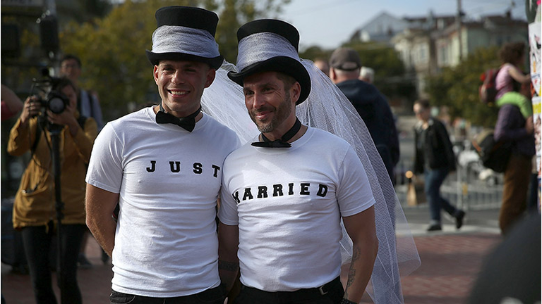 Celebrations Take Part Across Country As Supreme Court Rules In Favor Of Gay Marriage