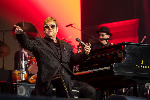 Elton John Performs in Concert in Stockholm