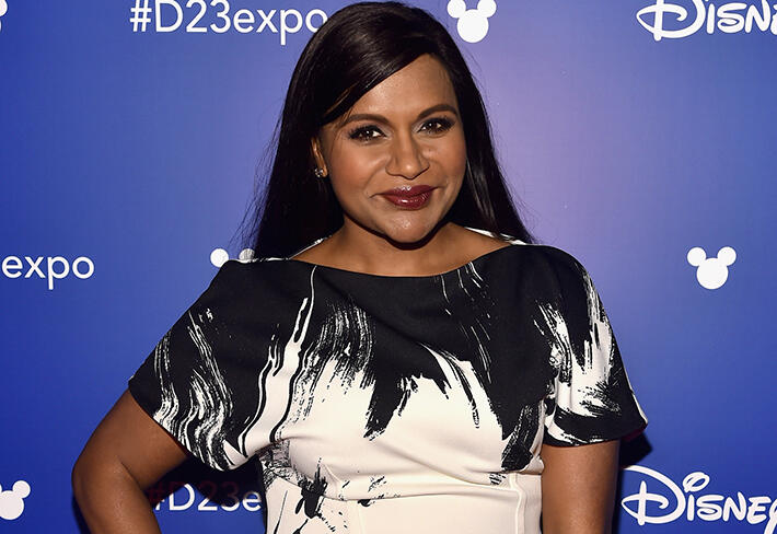 ANAHEIM, CA - JULY 15:  Actor Mindy Kaling of A WRINKLE IN TIME took part today in the Walt Disney Studios live action presentation at Disney's D23 EXPO 2017 in Anaheim, Calif. A WRINKLE IN TIME will be released in U.S. theaters on March 9, 2018.  (Photo 