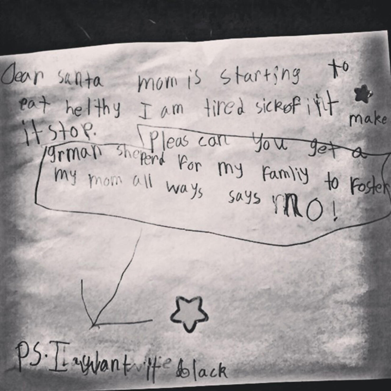 PHOTOS: 26 Hilarious Letters To Santa | iHeart