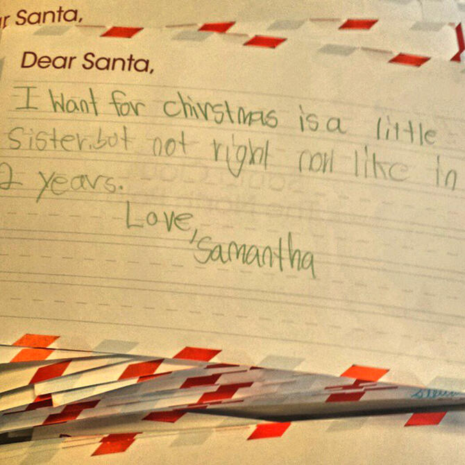 PHOTOS: 26 Hilarious Letters To Santa | IHeart