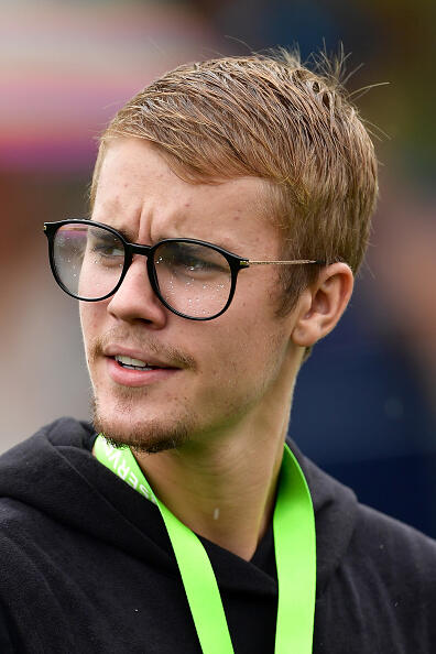 Justin Bieber was spotted at Quail Hollow on Practice Day 2, Tuesday August 8. (Photos by Getty Images)