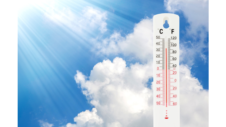 Hot weather thermometer Getty RF