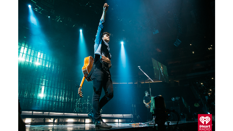 Shawn Mendes performs during the Illuminate World Tour