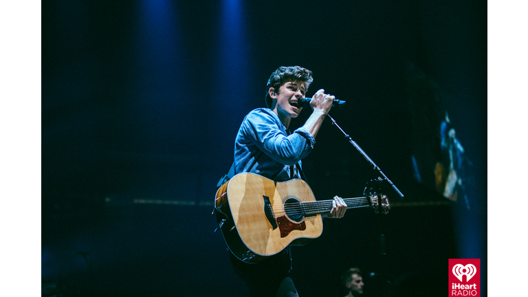 Shawn Mendes performs during the Illuminate World Tour