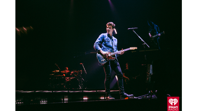 Shawn Mendes performs during the Illuminate World Tour