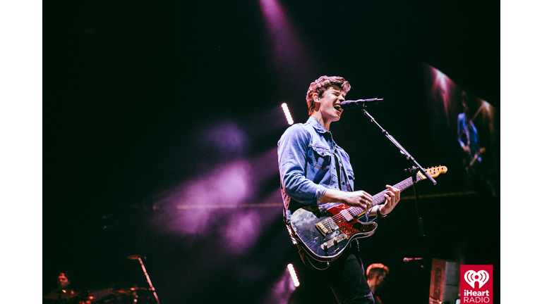 Shawn Mendes performs during the Illuminate World Tour