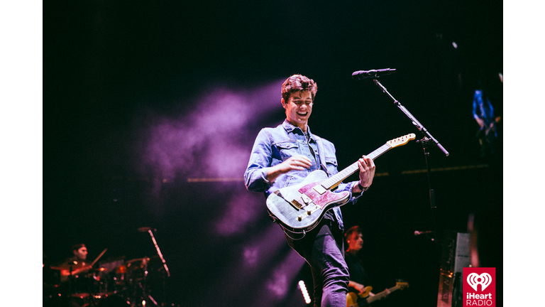 Shawn Mendes performs during the Illuminate World Tour