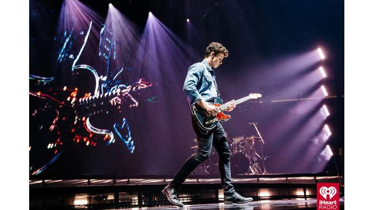 Shawn Mendes performs during the Illuminate World Tour