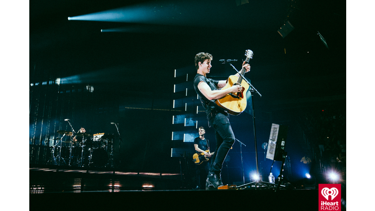 Shawn Mendes performs during the Illuminate World Tour