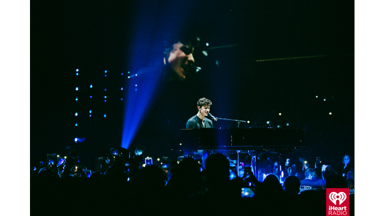 Shawn Mendes performs during the Illuminate World Tour