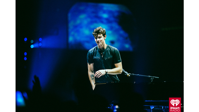 Shawn Mendes performs during the Illuminate World Tour