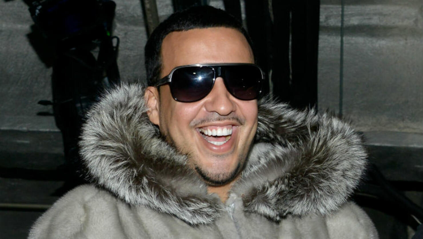 French montana hot sale fur coat