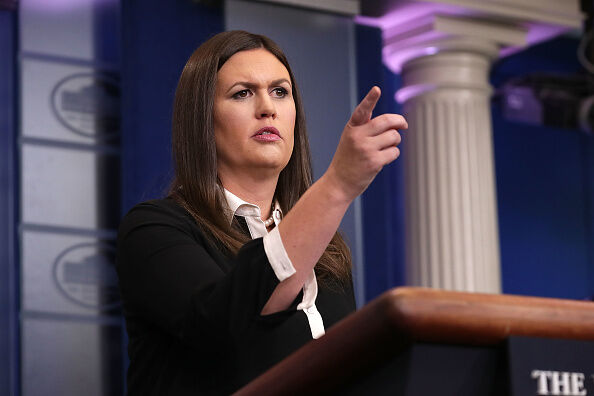 White House Press Secretary Sarah Sanders Hosts Daily Press Briefing