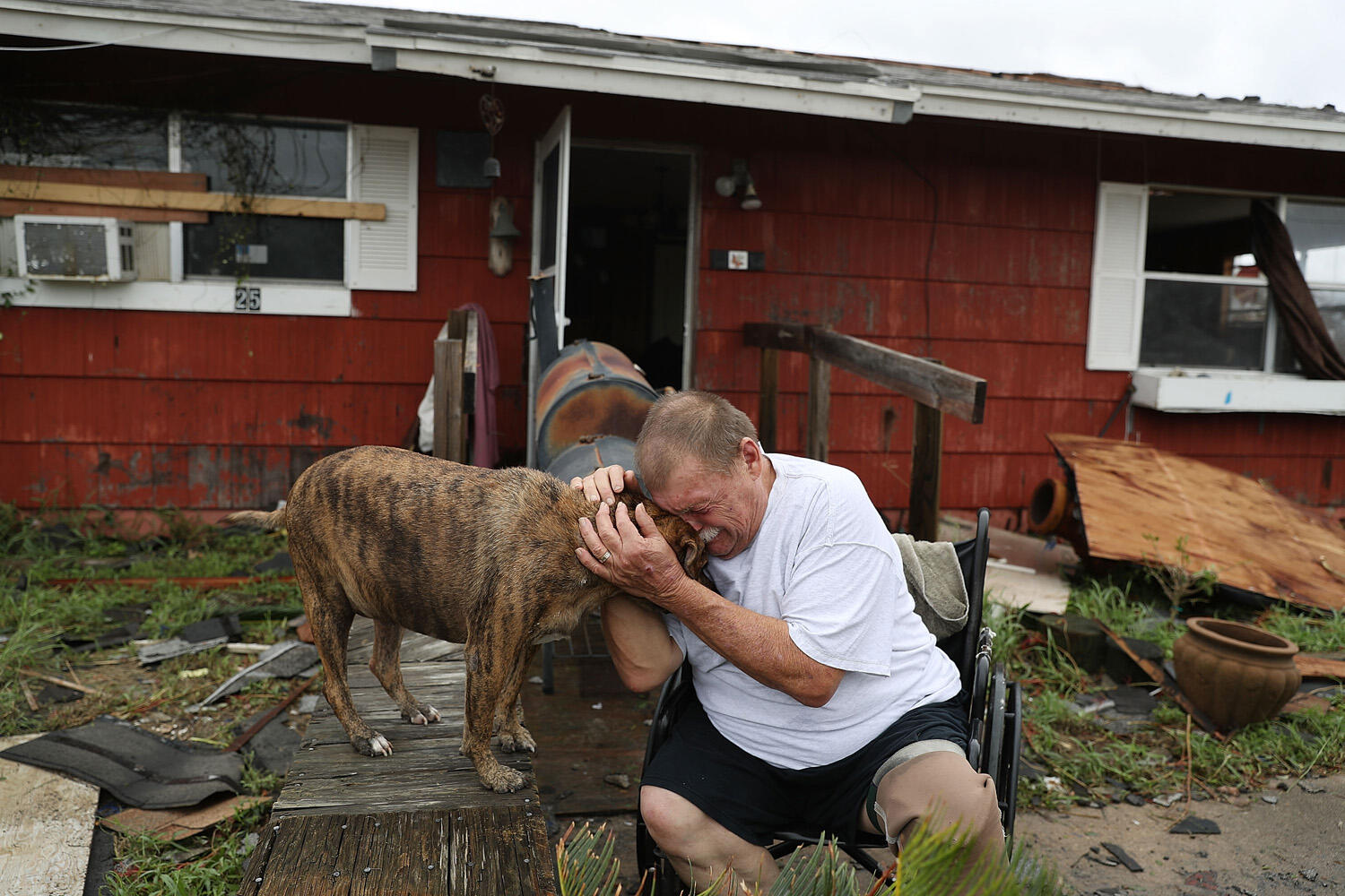 Aftermath Hurricane Harvey  Photo: Getty Images